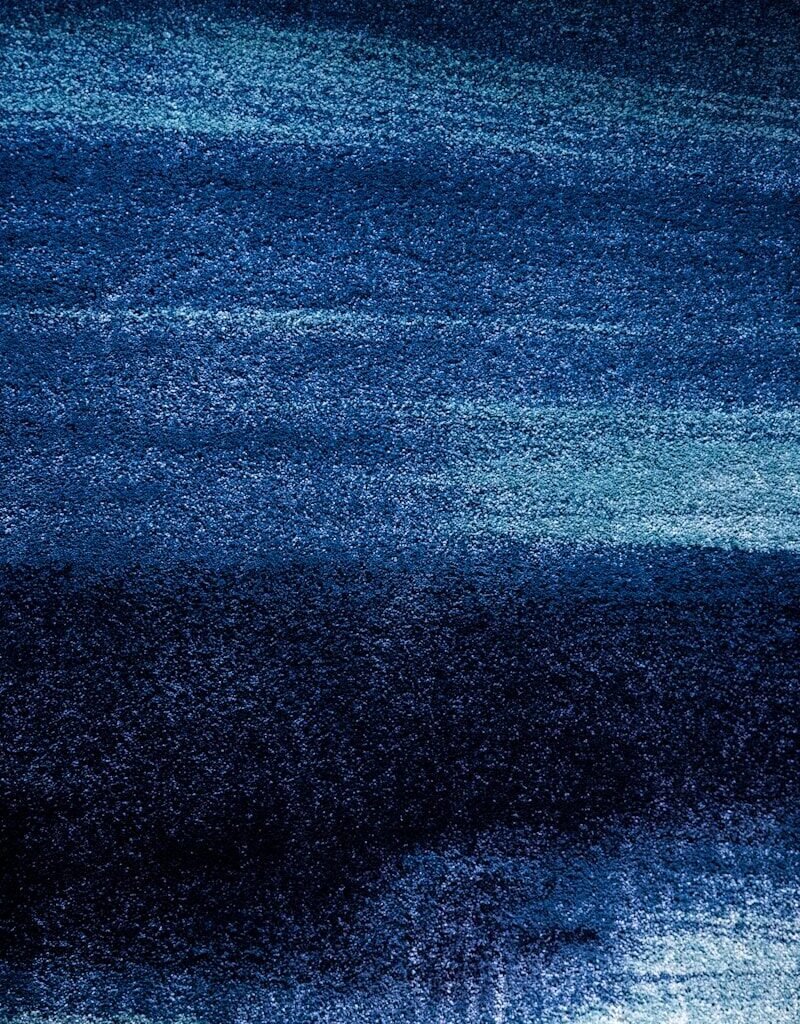 a dark blue area with a white stripe on it